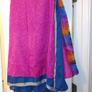 Sold! Reversible Floral Wrap Skirt